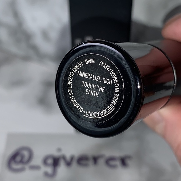 LN Touch The Earth MAC Mineralized Rich Lipstick Limited Edition - Picture 7 of 14